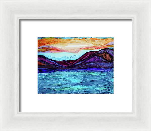 Lake Lure 2 - Framed Print with mat