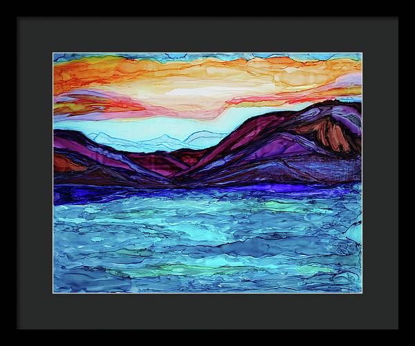 Lake Lure 2 - Framed Print with mat