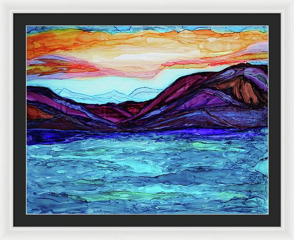 Lake Lure 2 - Framed Print with mat