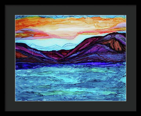 Lake Lure 2 - Framed Print with mat