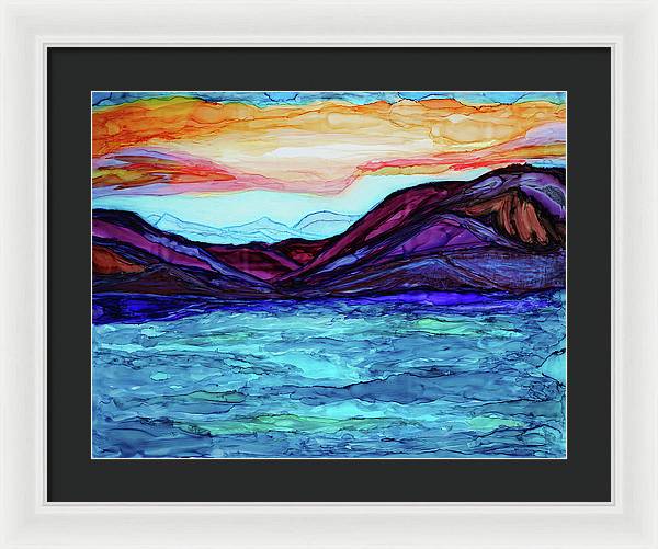 Lake Lure 2 - Framed Print with mat