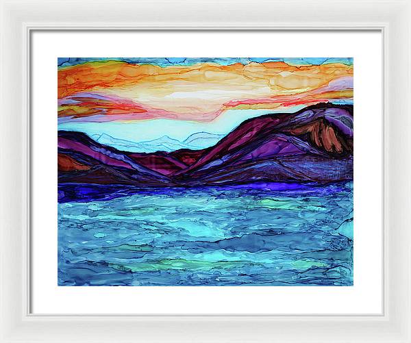 Lake Lure 2 - Framed Print with mat
