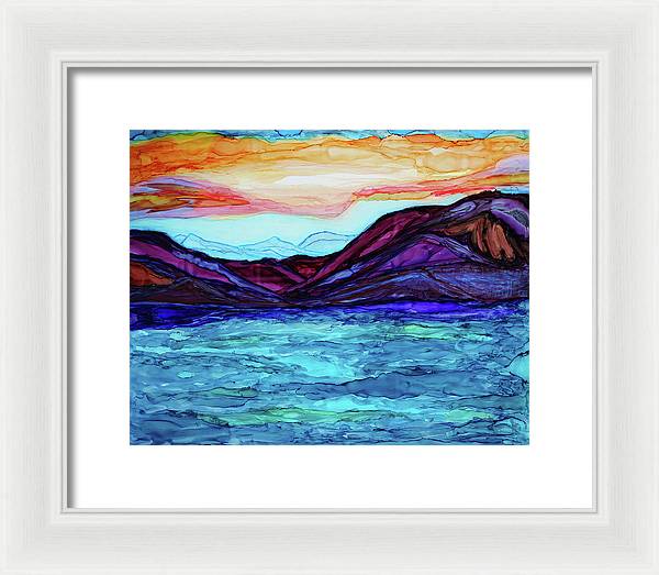 Lake Lure 2 - Framed Print with mat
