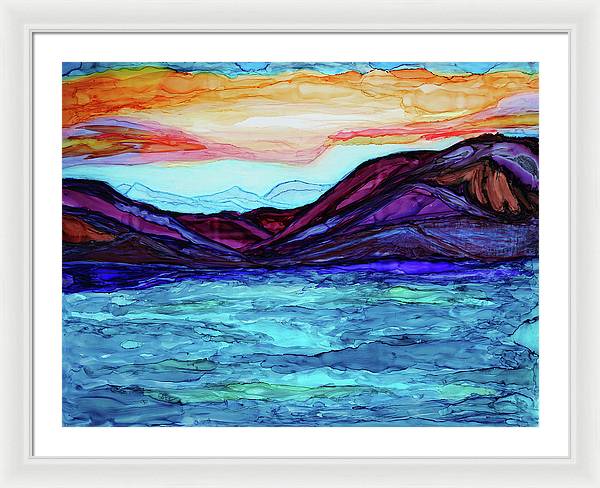 Lake Lure 2 - Framed Print with mat