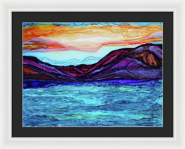 Lake Lure 2 - Framed Print with mat