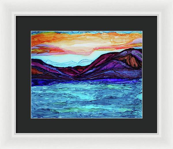 Lake Lure 2 - Framed Print with mat