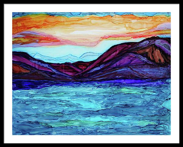 Lake Lure 2 - Framed Print with mat