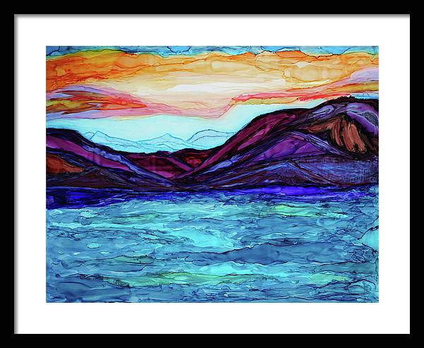 Lake Lure 2 - Framed Print with mat