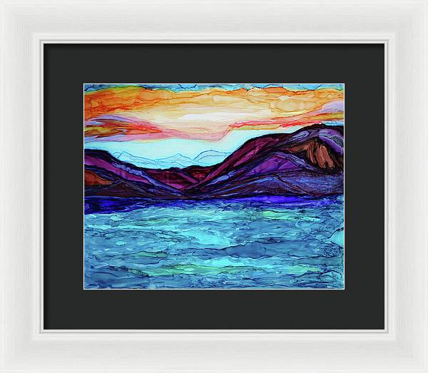 Lake Lure 2 - Framed Print with mat