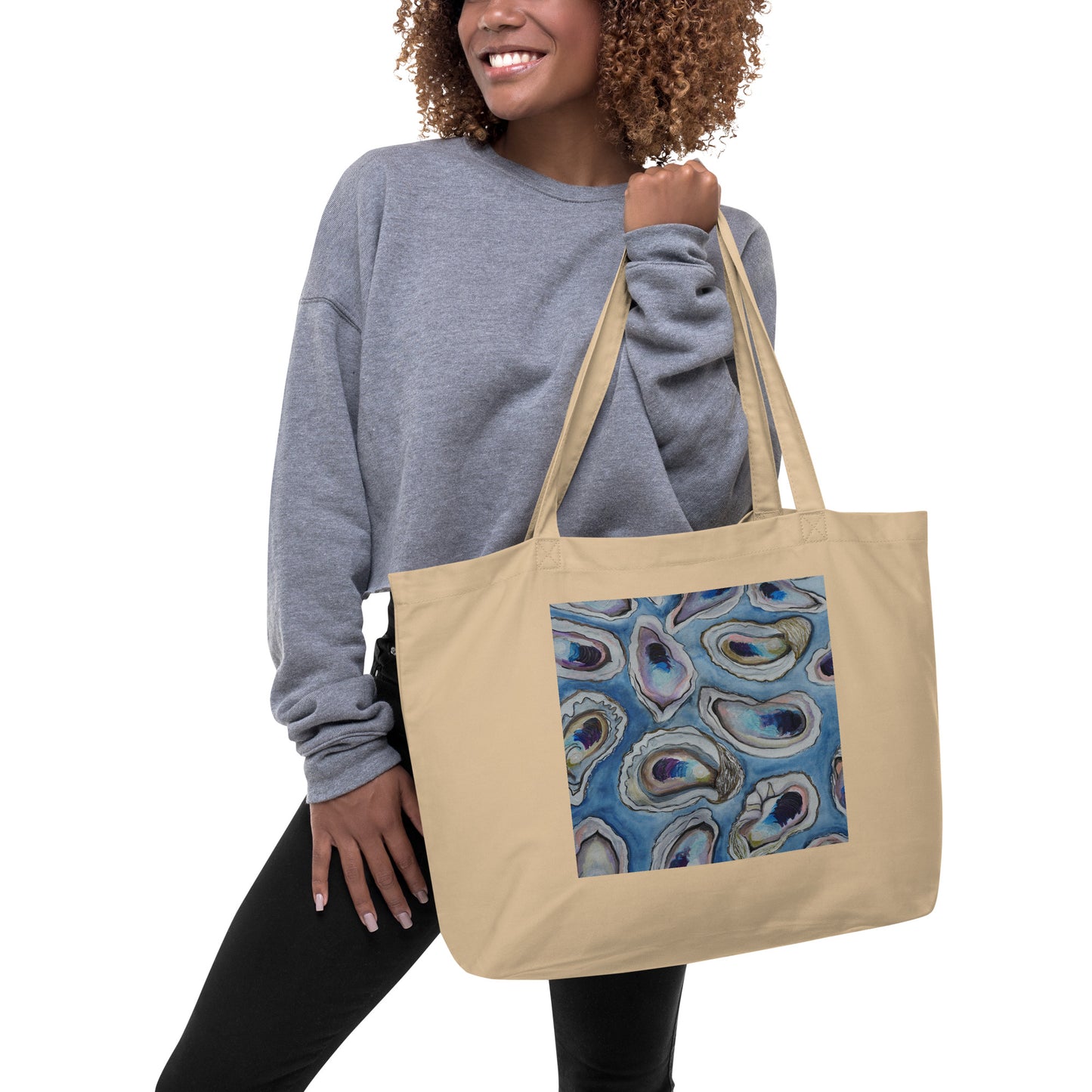 Organic tote bag-Oysters