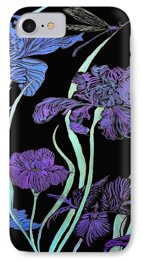 Night Irises - Phone Case