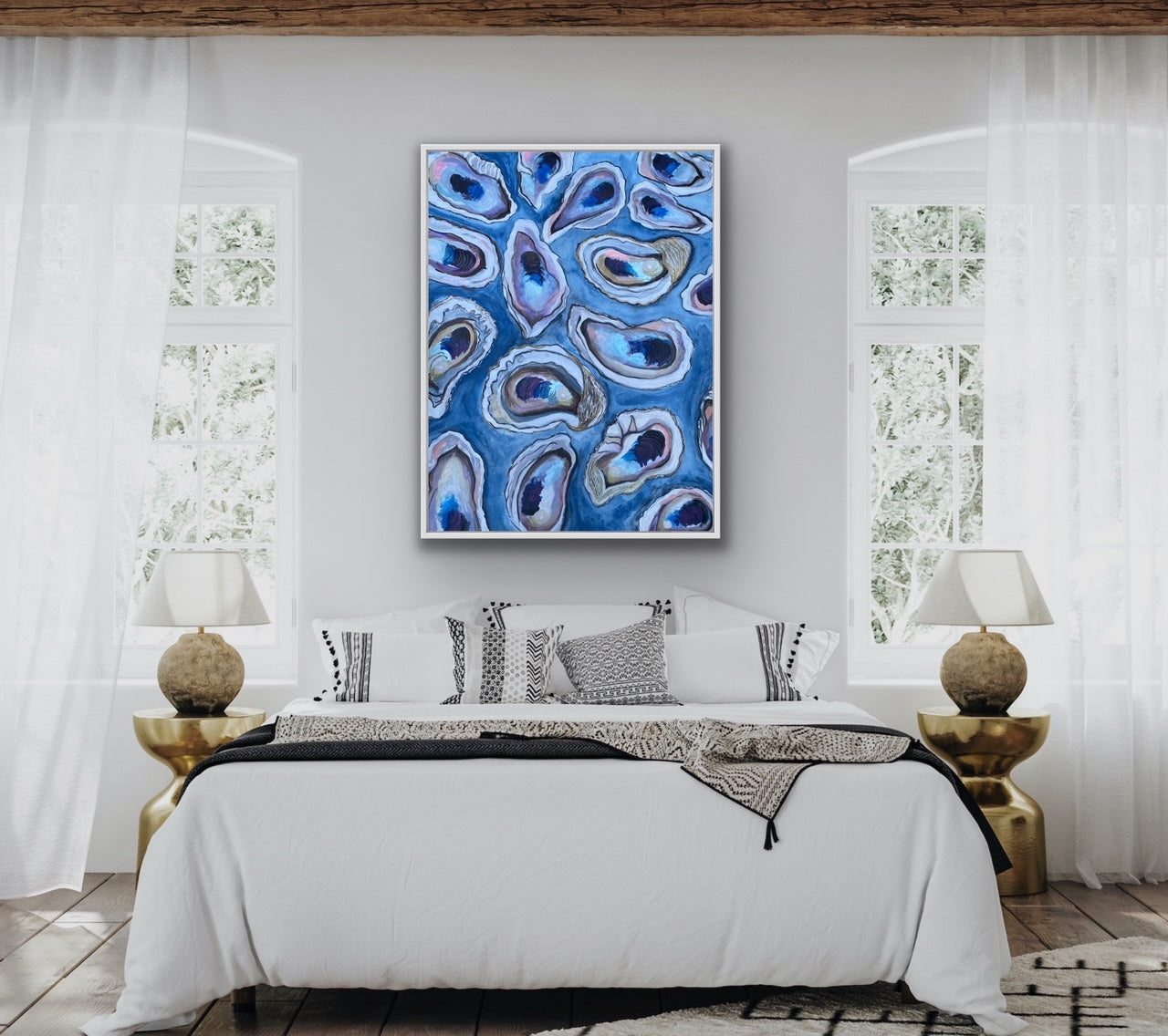 Oysters-Framed Poster