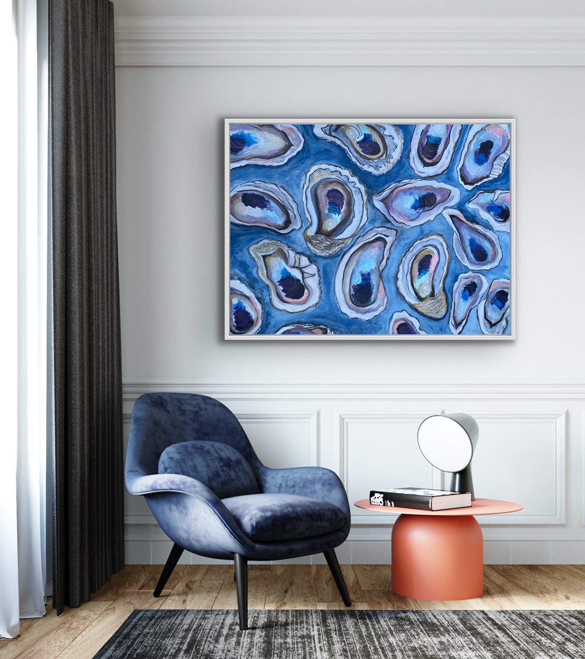 Oysters-Framed Poster