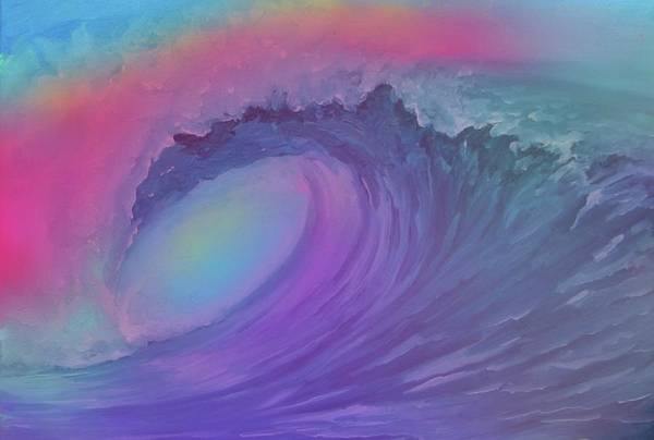 Pink wave - Art Print-Art Print-TaraHuntDesigns