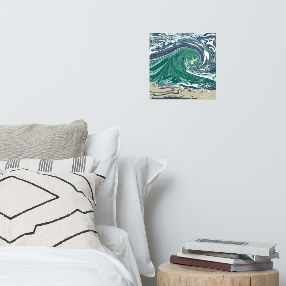 Premium Luster Photo Poster-Surf