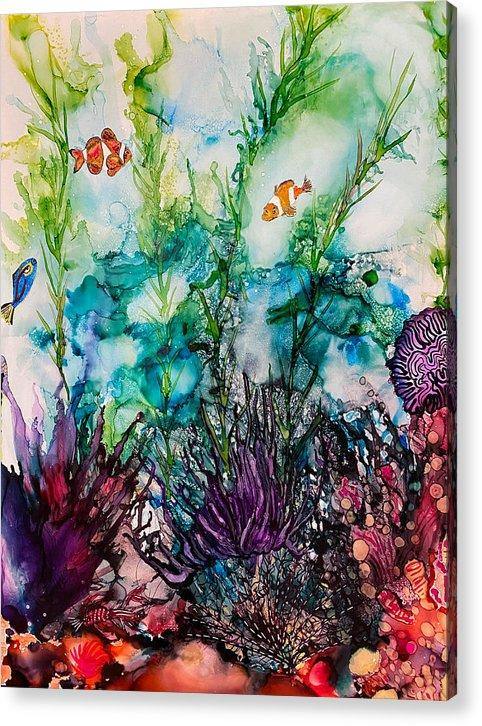 Sargasso Sea - Acrylic Tropical Print-Acrylic Print-TaraHuntDesigns