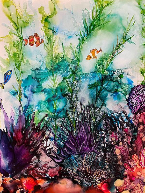 Sargasso Sea - Tropical Art Acid-Free Archival Paper art Print-Art Print-TaraHuntDesigns