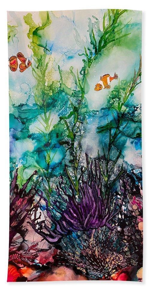 Sargasso Sea - XL Tropical Beach Towel-Beach Towel-TaraHuntDesigns