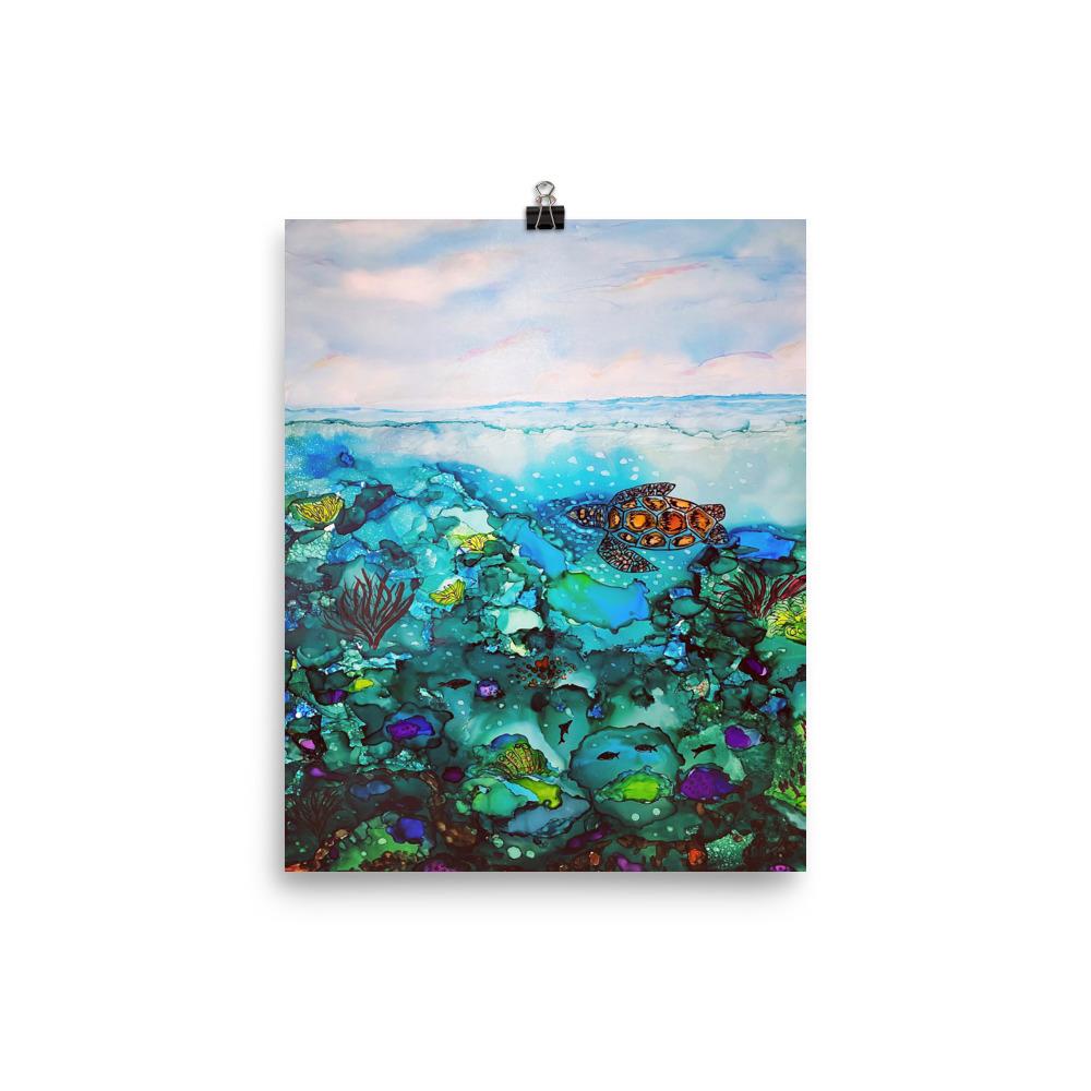 Under the Sea Premium Poster-TaraHuntDesigns