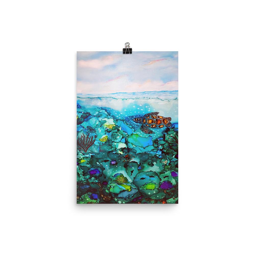 Under the Sea Premium Poster-TaraHuntDesigns