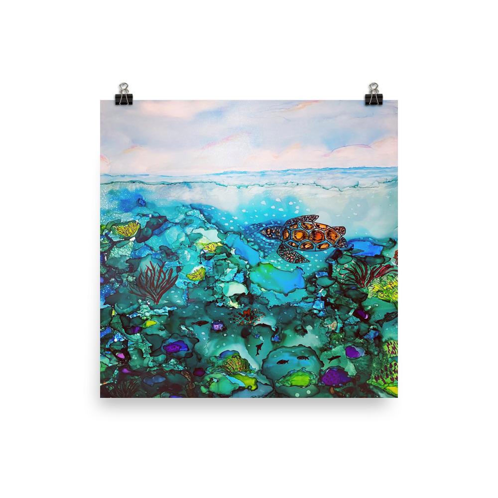 Under the Sea Premium Poster-TaraHuntDesigns