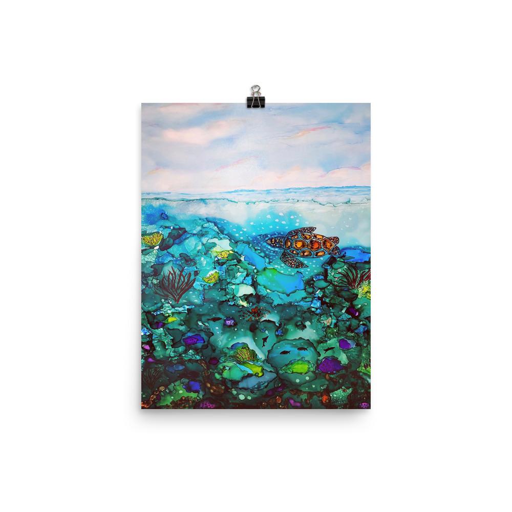Under the Sea Premium Poster-TaraHuntDesigns