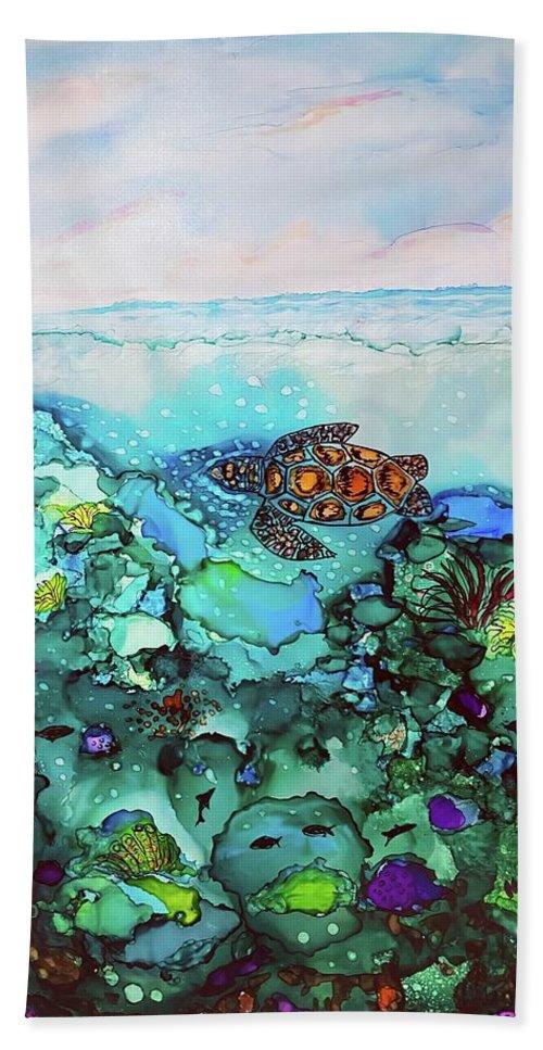 Under The Sea - XL Beach Towel-Beach Towel-TaraHuntDesigns
