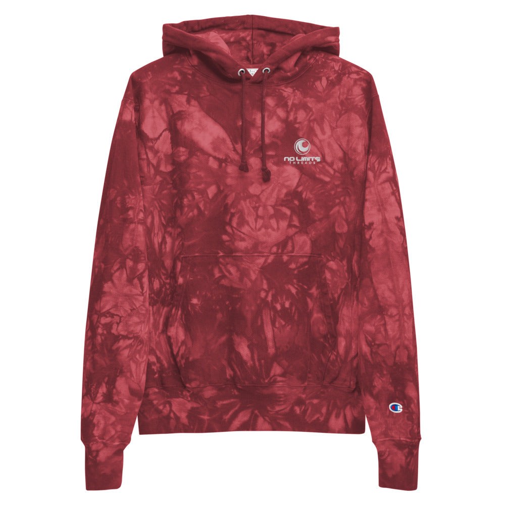 Tie-Dye Blue hoodie-No Limits Threads