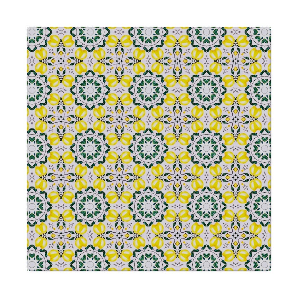 Yellow Florentine Lemons Cloth Napkins-Napkins-TaraHuntDesigns
