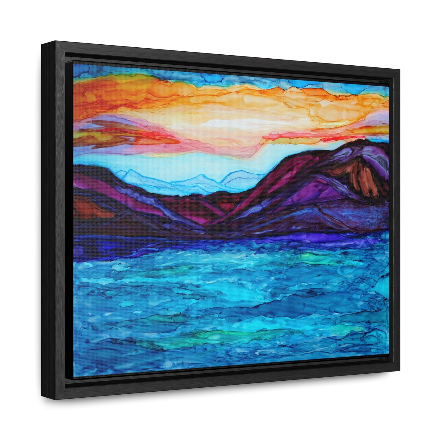 Framed Gallery Canvas Wrap-Lake Lure 2