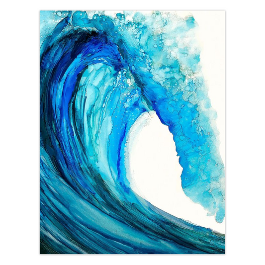 Greeting cards-Blue Wave