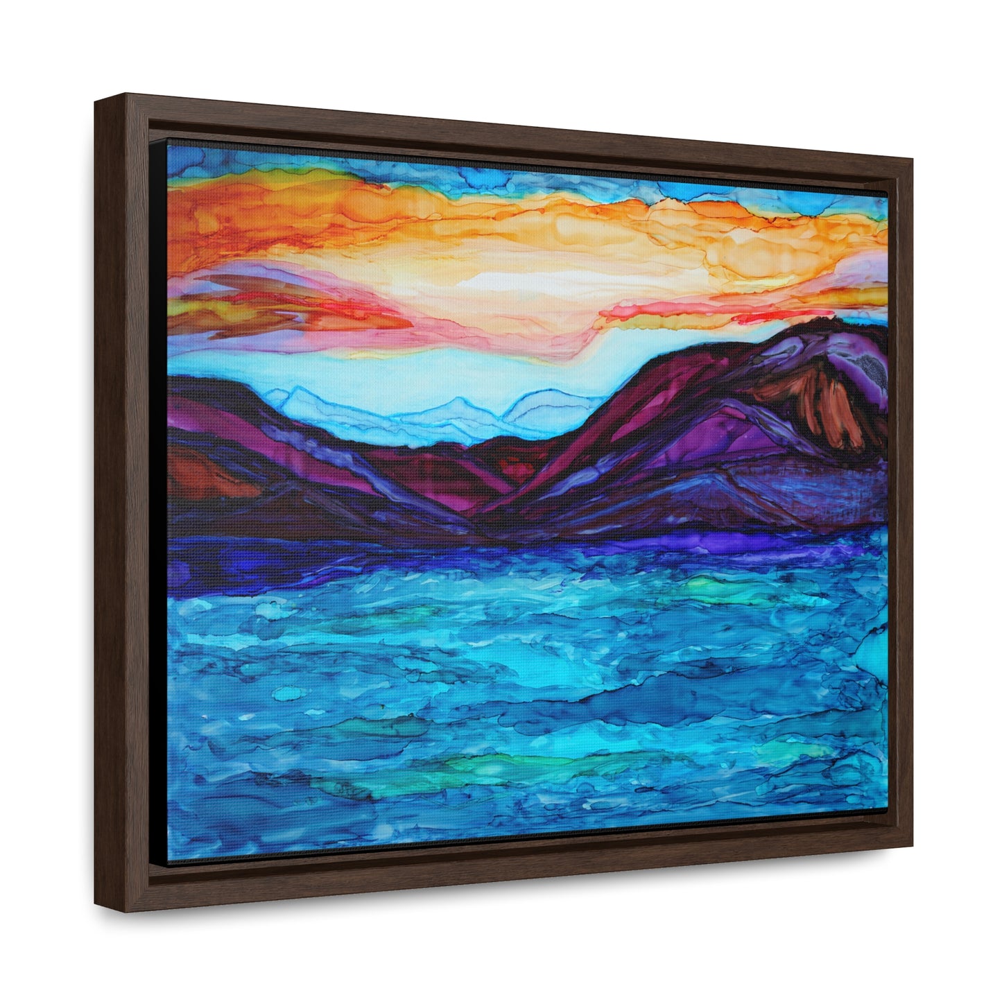 Framed Gallery Canvas Wrap-Lake Lure 2