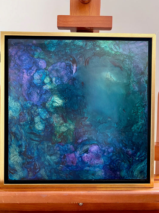 Blue Lagoon Original Painting