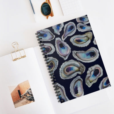 Spiral Notebook-Oysters (6.5 x 8.75)