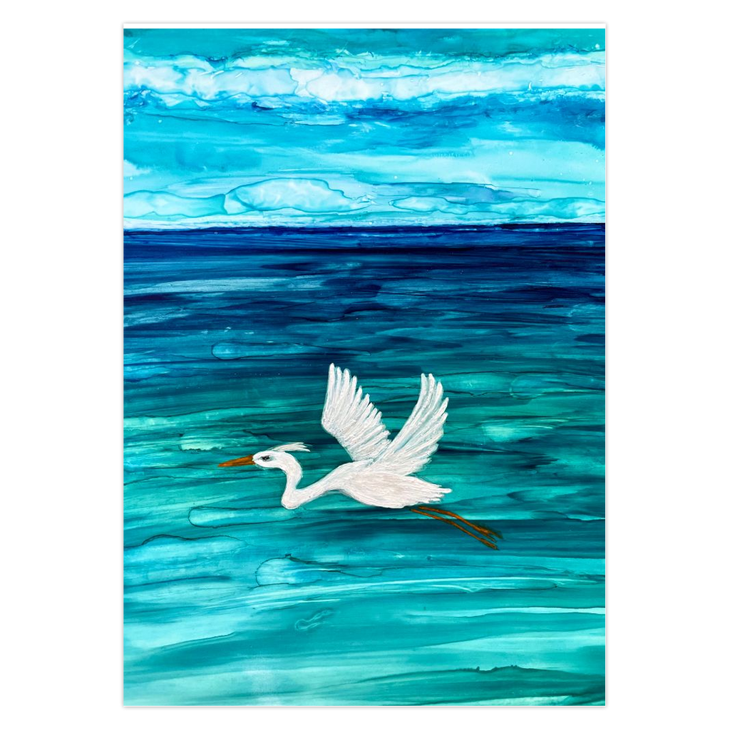 Greeting cards-Blue Heron