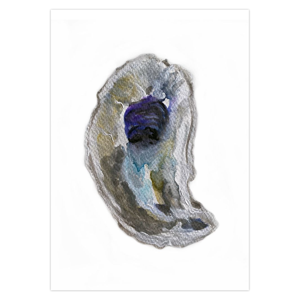 Greeting cards-Oyster watercolor