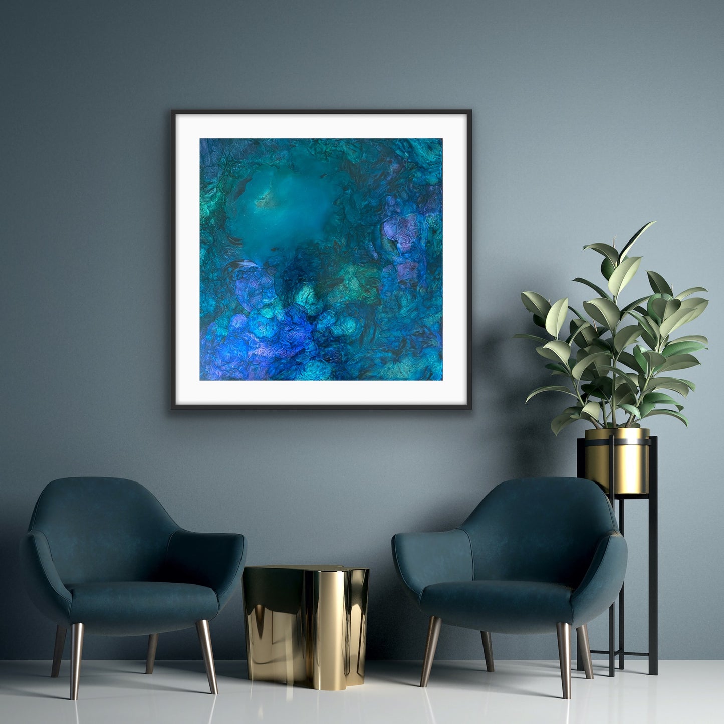 Blue Lagoon Original Painting