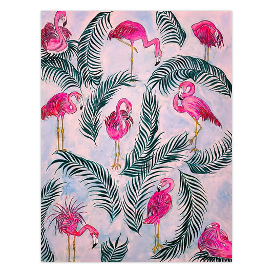 Greeting cards-Flamingos