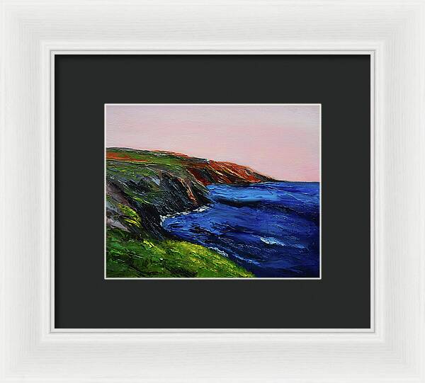 Santa Cruz Sunset - Framed Print