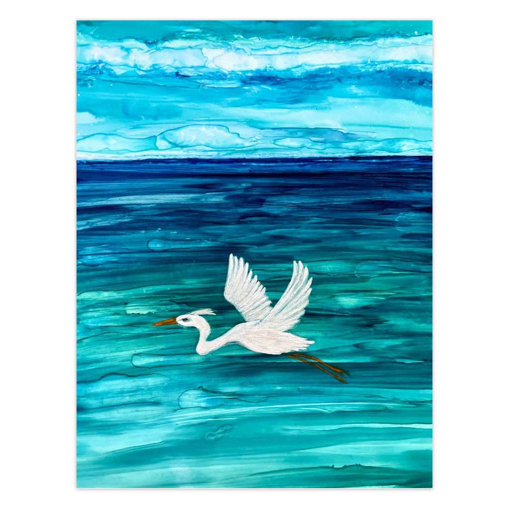 Greeting cards-Blue Heron