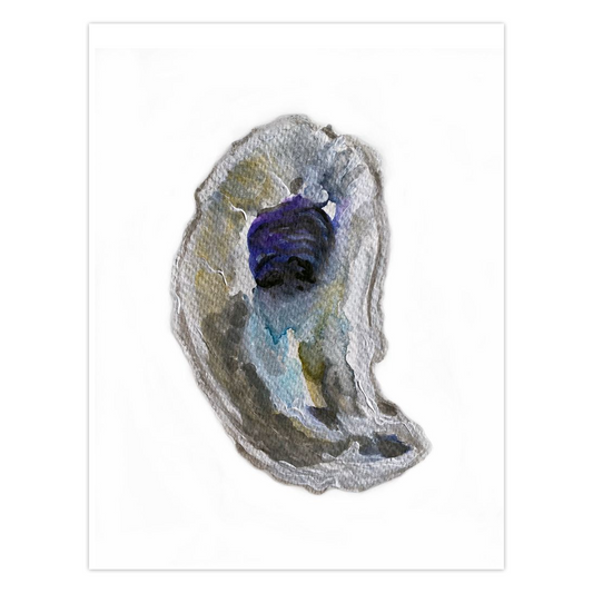 Greeting cards-Oyster watercolor