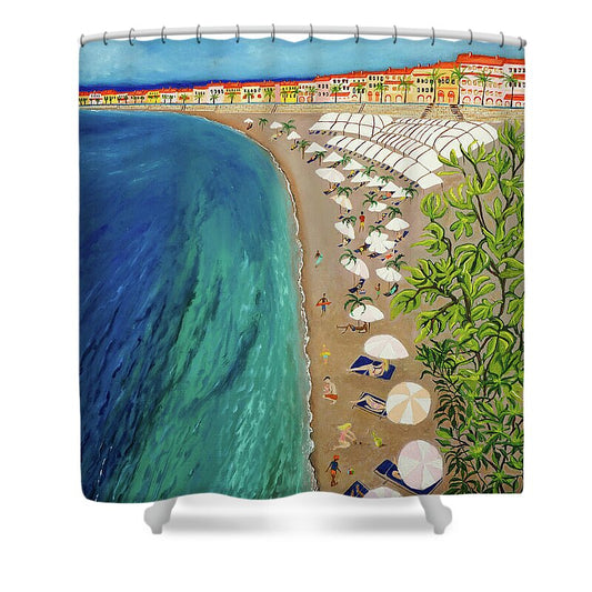 Nice is nice - Shower Curtain