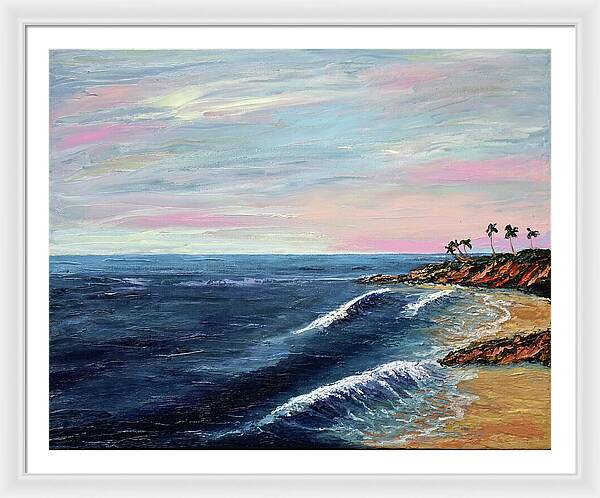 La Jolla Twilight - Framed Print