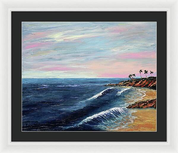 La Jolla Twilight - Framed Print