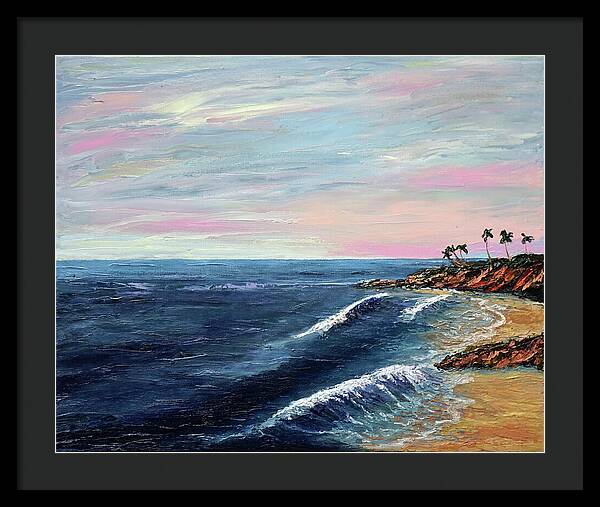 La Jolla Twilight - Framed Print