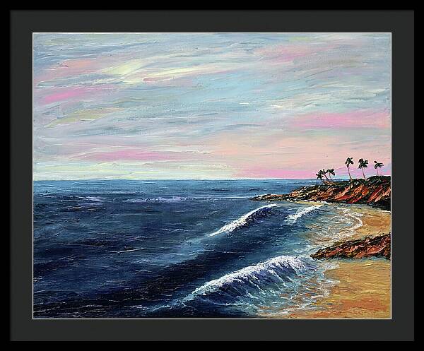 La Jolla Twilight - Framed Print