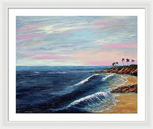 La Jolla Twilight - Framed Print