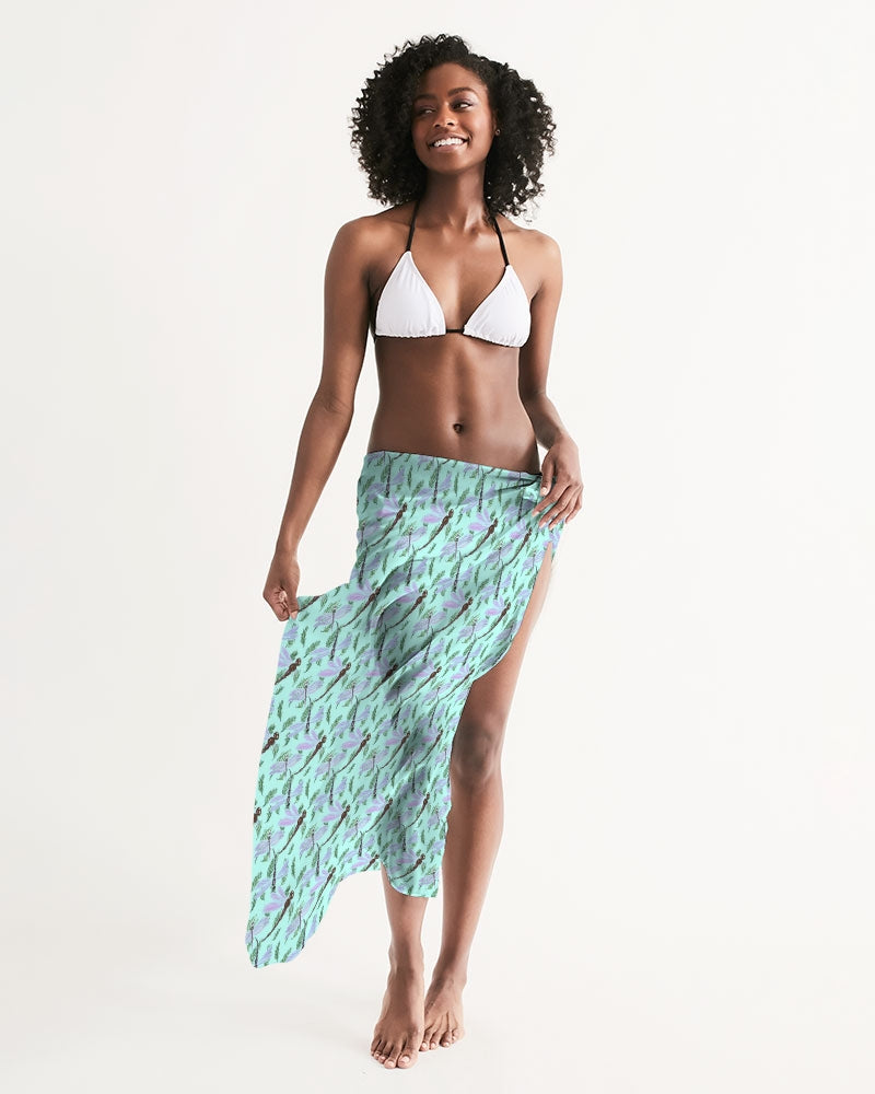 Swim Cover Up-Mint Dragonfly
