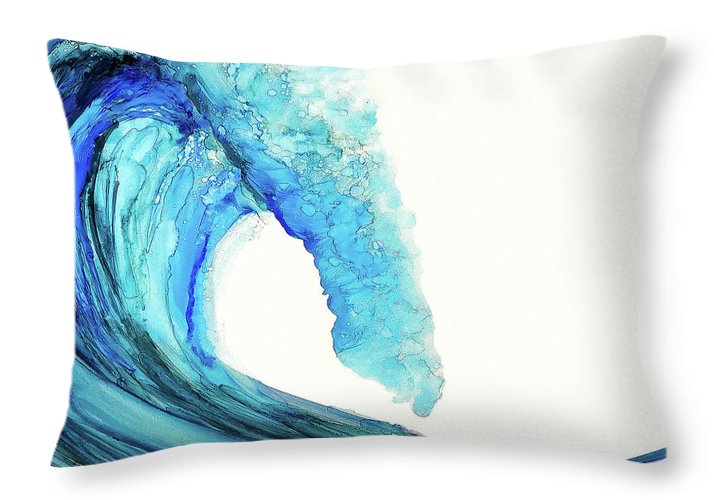Blue Wave - Throw Pillow