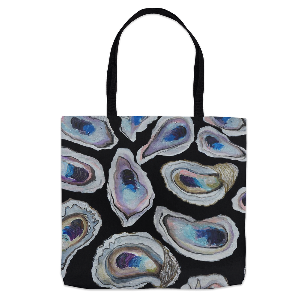 Oysters Tote Bag-Black